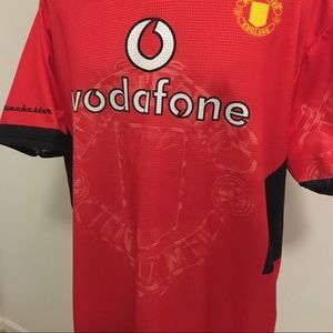 Manchester England Football Jersey Vodafone Medium Giggs # 11 NotCertifield Copy